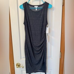 NWT Leith ruched body-con Sleeveless dress size m